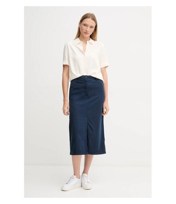 Πουκάμισο Tommy Hilfiger χρώμα: μπεζ, WW0WW44683