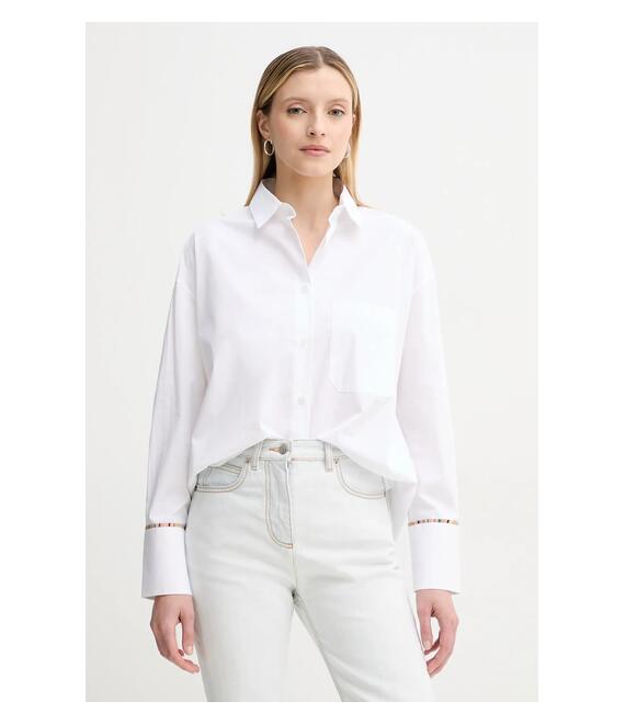 Πουκάμισο PS Paul Smith χρώμα: άσπρο, W2R.357BC.P21598
