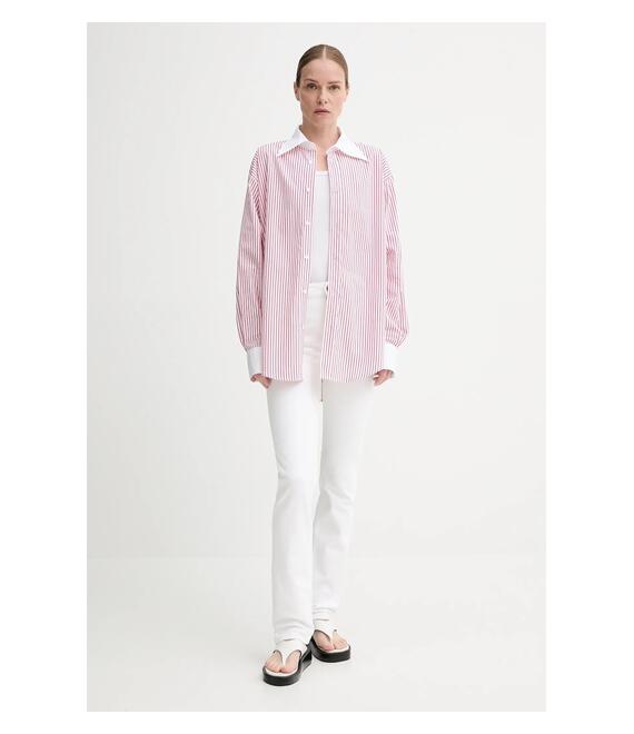 Βαμβακερό πουκάμισο Filippa K χρώμα: άσπρο, 31405.FK