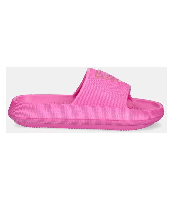 Παντόφλες Guess RUBBER SLIPPERS χρώμα: ροζ, E4GZ27 WG5X0
