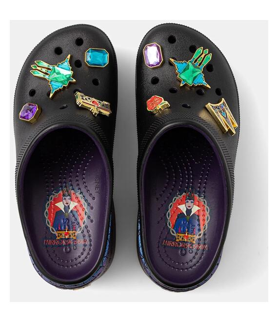 Παντόφλες Crocs Snow White Siren Clog χρώμα: μαύρο, 209827