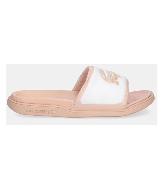 Παντόφλες Lacoste SERVE SLIDE DUAL χρώμα: πορτοκαλί, 49CFA0038