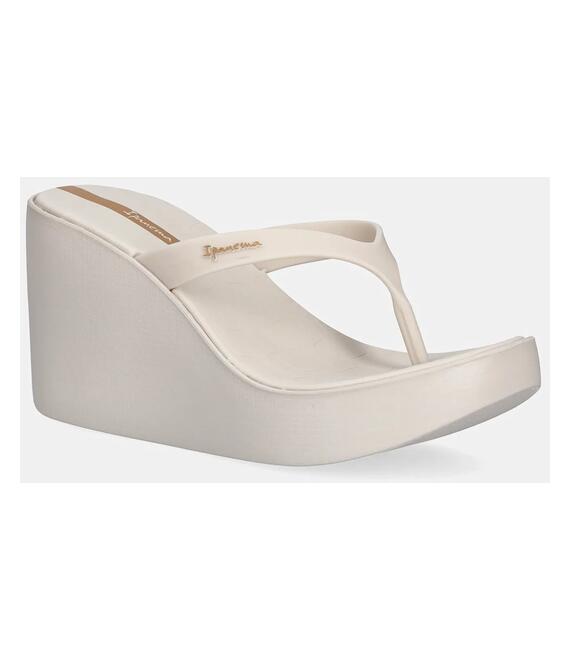 Σαγιονάρες Ipanema HIGH FASHION χρώμα: μπεζ, 83626-BD952