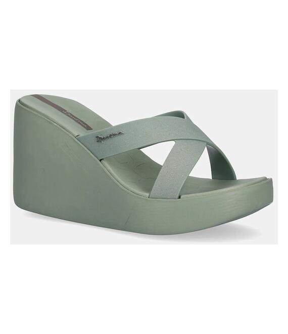 Παντόφλες Ipanema HIGH FASHION χρώμα: πράσινο, 83646-BD680
