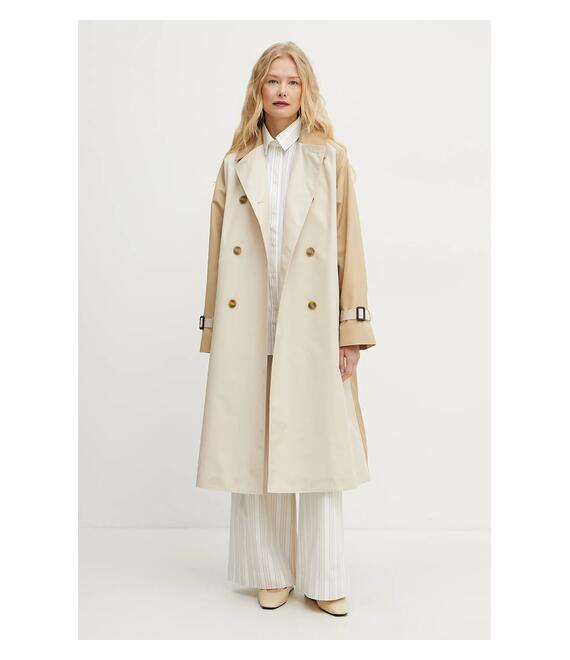 Καμπαρντίνα διπλής όψης Weekend Max Mara χρώμα: μπεζ, 2515021011600