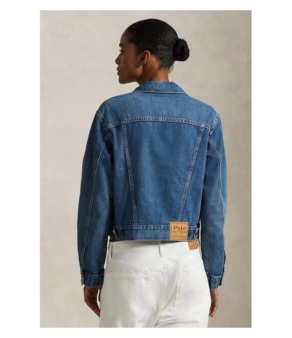 Τζιν μπουφάν Polo Ralph Lauren χρώμα: μπλε, 211969408