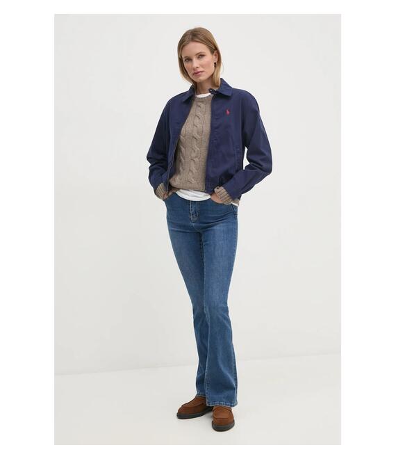 Βαμβακερό μπουφάν Polo Ralph Lauren χρώμα: ναυτικό μπλε, 211934952