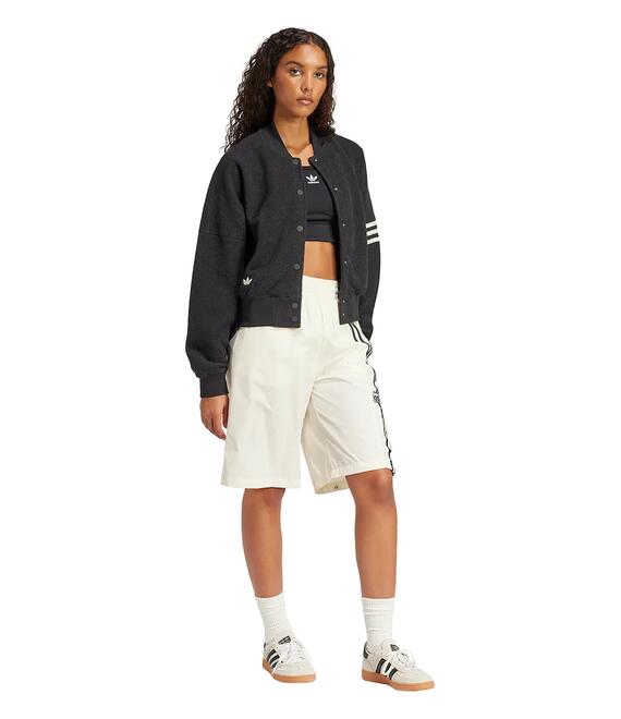 Μπουφάν bomber adidas Originals NC BOMBER JKT γυναικείο, χρώμα: μαύρο, JI8525