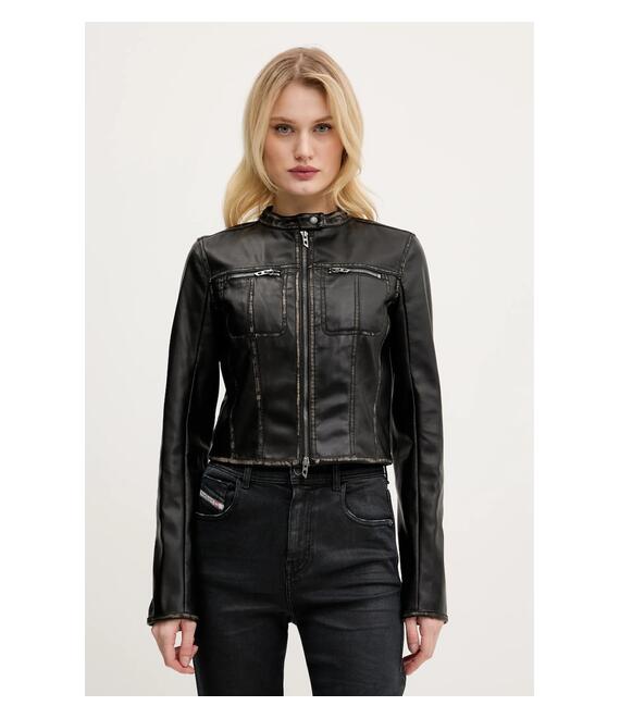 Μπουφάν Diesel G-LOBE JACKET χρώμα: μαύρο, A16660.0IKAR