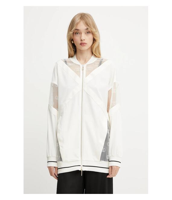 Μπουφάν bomber Liu Jo χρώμα: μπεζ, TA5200 TS922