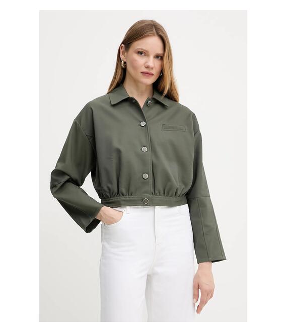 Μπουφάν Guess RIAN χρώμα: πράσινο, W5GL27 WH872