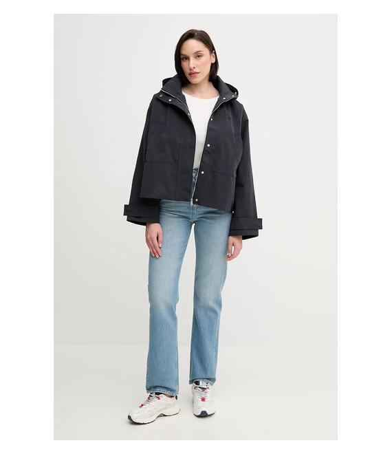 Μπουφάν Calvin Klein Jeans χρώμα: μαύρο, LV047AB502