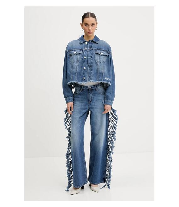 Τζιν μπουφάν Karl Lagerfeld Jeans χρώμα: μπλε, A2W14013