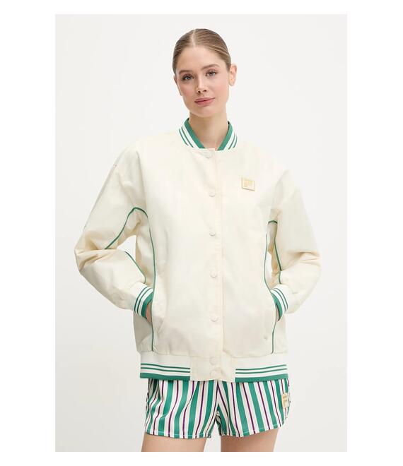 Μπουφάν bomber Fila Leme χρώμα: μπεζ, FAW0999