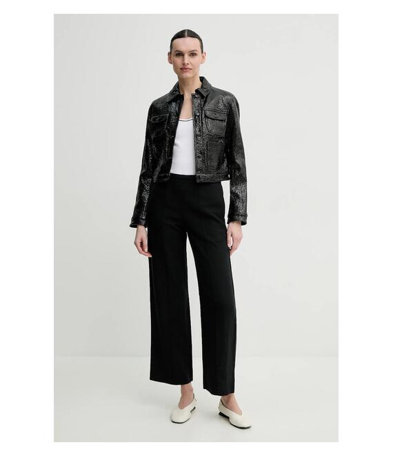 Μπουφάν The Kooples χρώμα: μαύρο, FBLO30018K