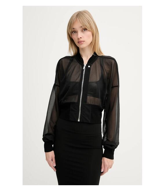 Μπουφάν Rick Owens Lilies χρώμα: μαύρο, LI01E4708OT