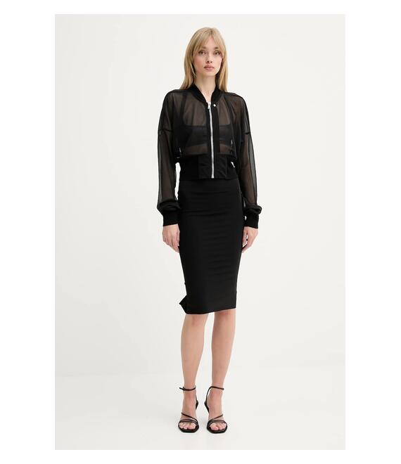 Μπουφάν Rick Owens Lilies χρώμα: μαύρο, LI01E4708OT
