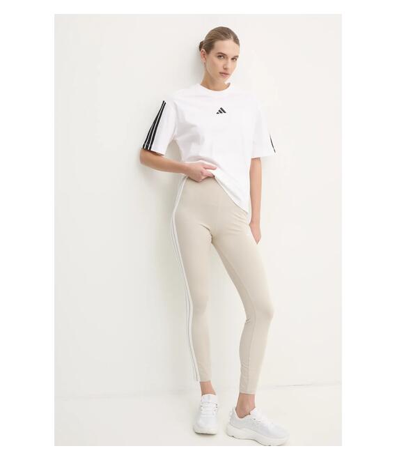 Κολάν adidas Essentials χρώμα: μπεζ, JE0073