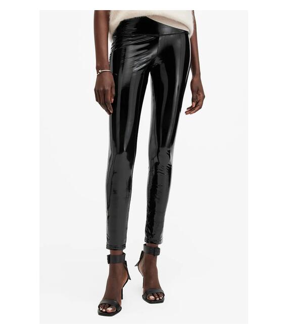 Κολάν AllSaints CORA χρώμα: μαύρο, W059TB