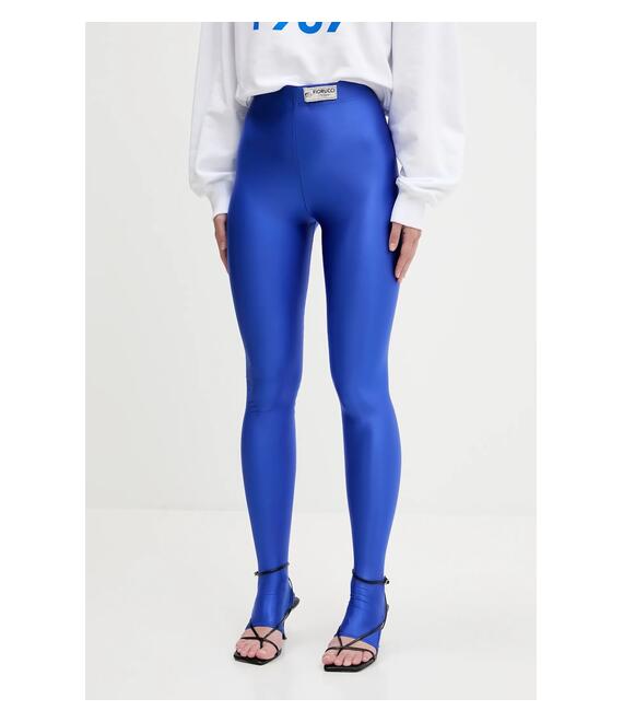 Κολάν Fiorucci Electric Blue Semi-Footed Leggings χρώμα: μπλε, W02SMBPA372LY01BL06