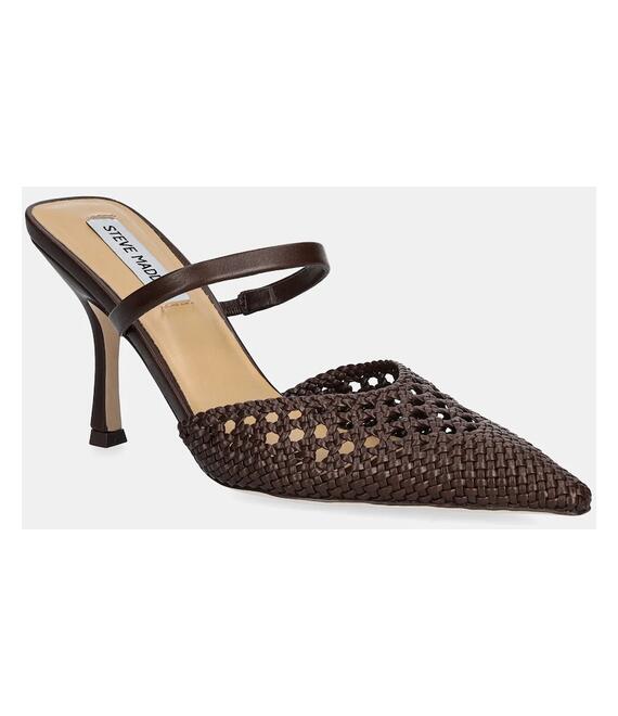 Γόβες Steve Madden Brinley χρώμα: καφέ, SM11003704