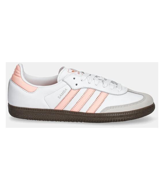 Δερμάτινα αθλητικά παπούτσια adidas Originals Samba Og W χρώμα: άσπρο, JH5687