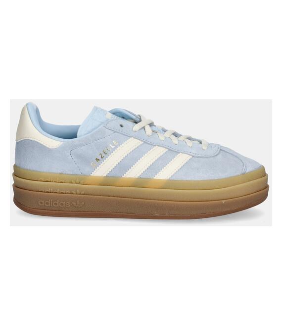 Σουέτ αθλητικά παπούτσια adidas Originals Gazelle Bold χρώμα: μπλε, JQ7776