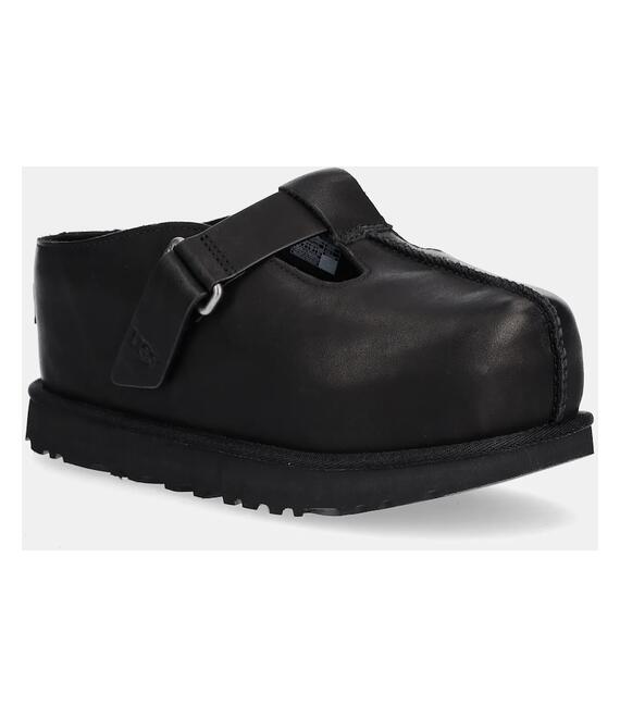 Παντόφλες UGG Goldenstar Hi Clog χρώμα: μαύρο, 1169591-BLK