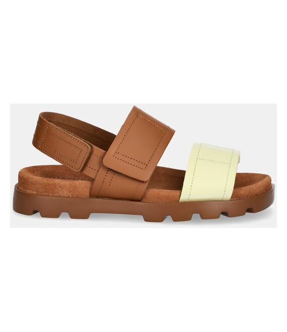 Δερμάτινα σανδάλια Camper Brutus Sandal χρώμα: καφέ, K201323-017