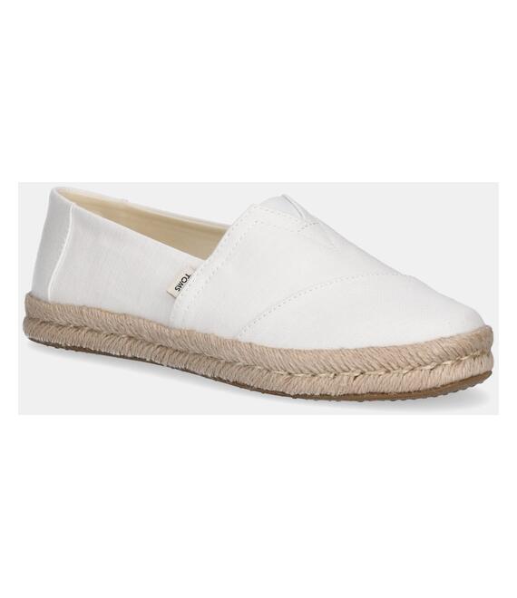 Εσπαντρίγιες Toms ALPARGATA ROPE 2.1 χρώμα: άσπρο, 10020681