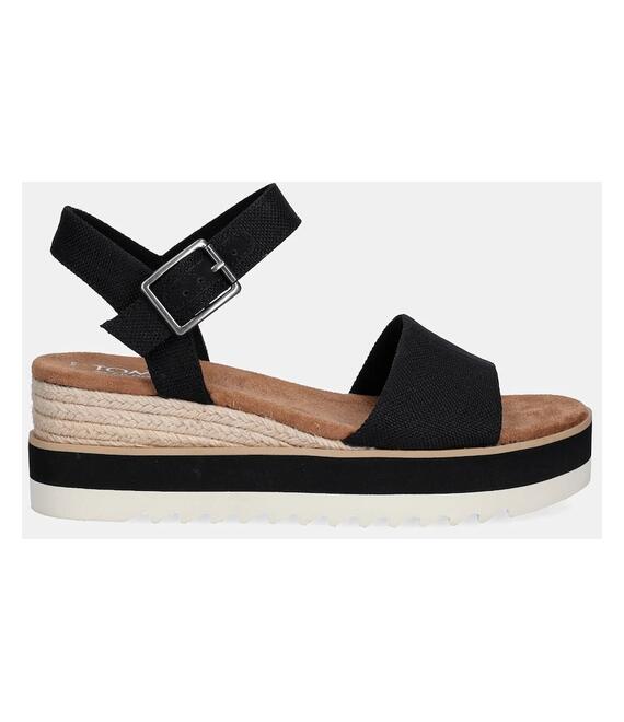 Σανδάλια Toms Diana χρώμα: μαύρο, 10017856