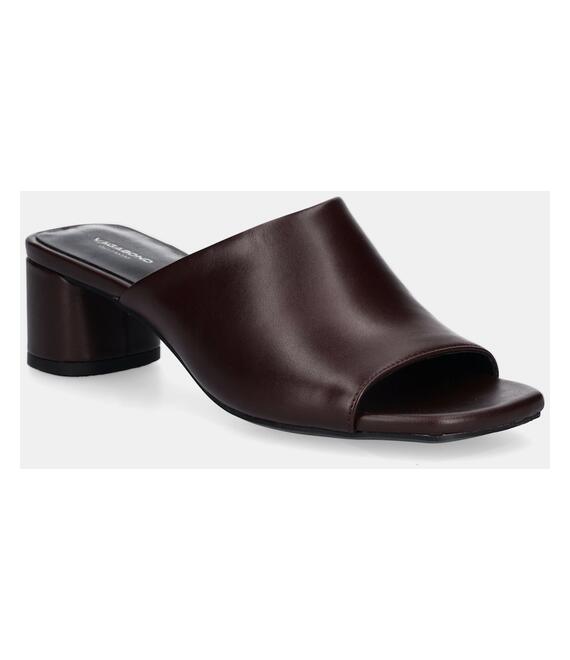 Δερμάτινες παντόφλες Vagabond Shoemakers PIPER γυναικείες, χρώμα: μπορντό, 5921-201-38