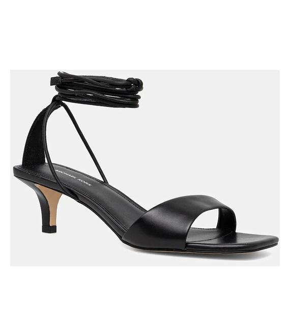 Δερμάτινα σανδάλια MICHAEL Michael Kors Jaida χρώμα: μαύρο, 40S5JDMS2L.001 Δερμάτινα σανδάλια MICHAEL Michael Kors Jaida χρώμα: μαύρο, 40S5JDMS2L.001