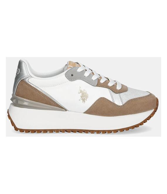 Αθλητικά U.S. Polo Assn. BAYLE χρώμα: καφέ, BAYLE003W/5TU1