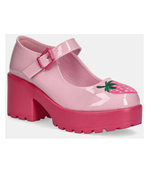 Γοβάκια Koi Footwear Tira Mary Janes ‘Strawberry Cheesecake Edition’ χρώμα: ροζ, ND109
