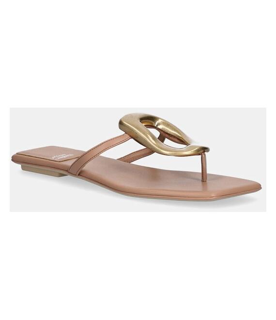 Σαγιονάρες Jeffrey Campbell Linques-2 χρώμα: μπεζ, JC-1045-1-2