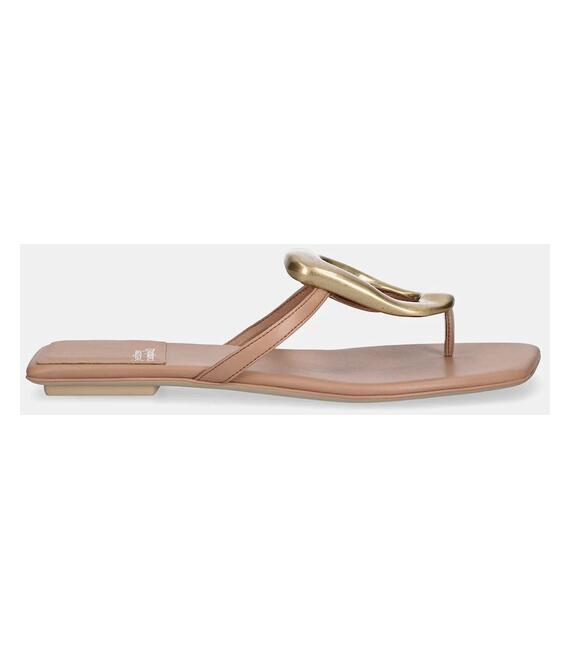 Σαγιονάρες Jeffrey Campbell Linques-2 χρώμα: μπεζ, JC-1045-1-2