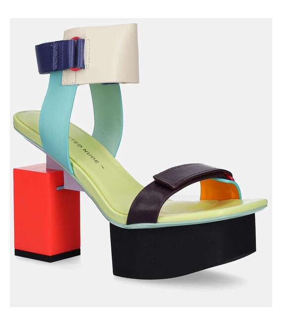 Σανδάλια United Nude Cubist Sandal χρώμα: πολύχρωμο, 1090087716