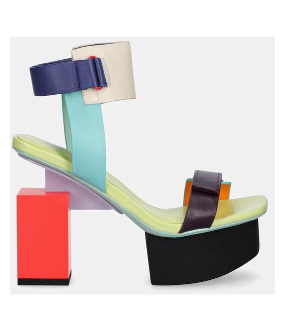 Σανδάλια United Nude Cubist Sandal χρώμα: πολύχρωμο, 1090087716
