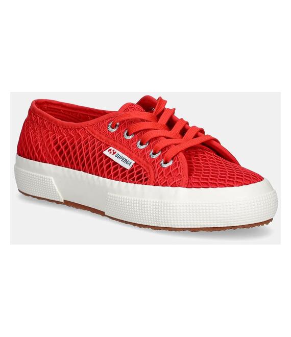 Πάνινα παπούτσια Superga MESH χρώμα: κόκκινο, S2135GW