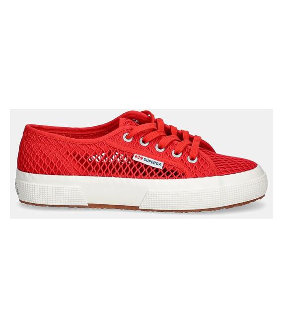 Πάνινα παπούτσια Superga MESH χρώμα: κόκκινο, S2135GW