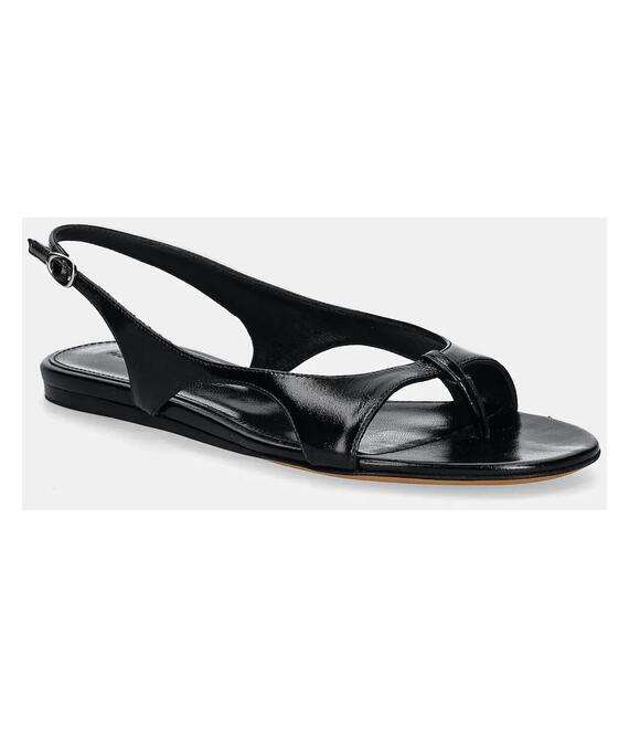 Δερμάτινα σανδάλια Proenza Schouler Slash χρώμα: μαύρο, SH252035