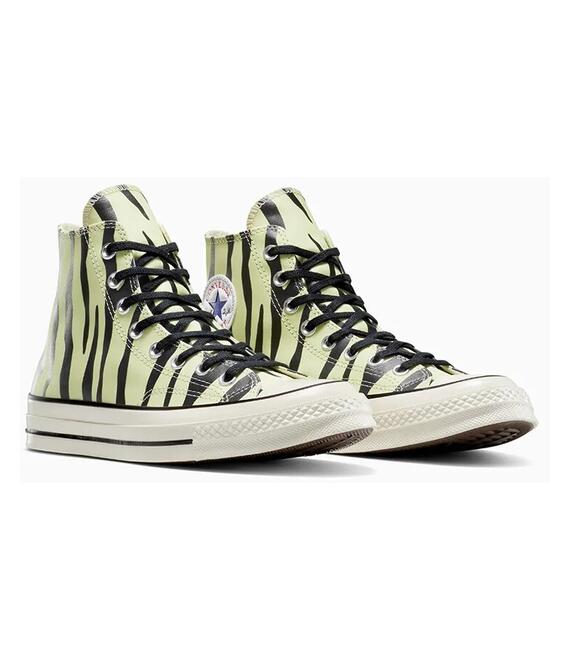 Πάνινα παπούτσια Converse Chuck 70 Glow In The Dark Zebra χρώμα: μπεζ, A15032C
