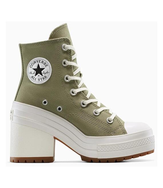 Πάνινα παπούτσια Converse Chuck 70 De Luxe Heel χρώμα: πράσινο, A11899C