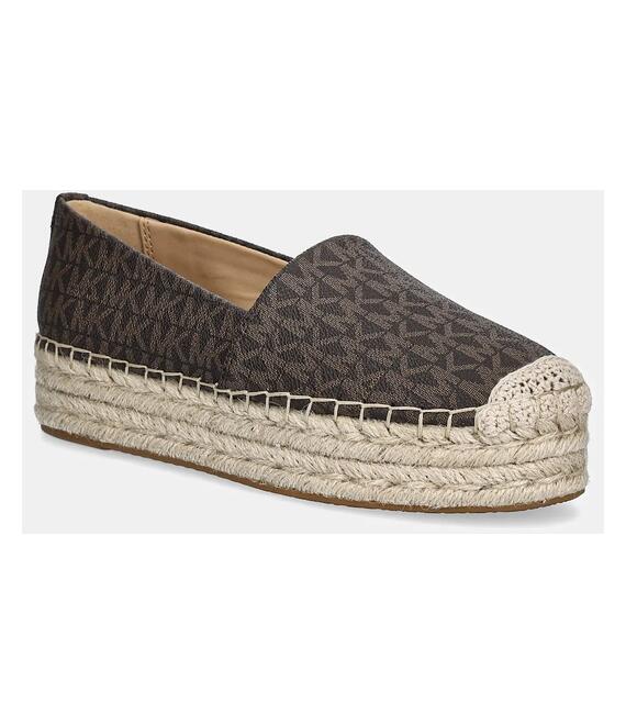 Εσπαντρίγιες MICHAEL Michael Kors Lynn χρώμα: καφέ, 40S5LYFP1B.200