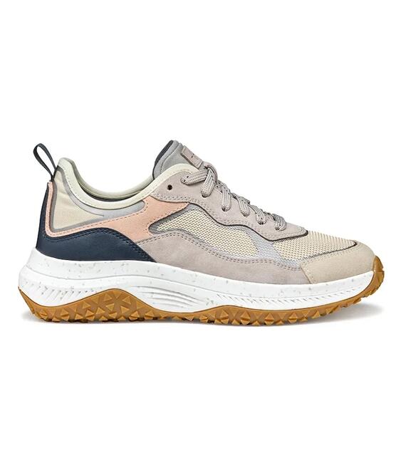 Αθλητικά Geox D OLIVIERA + GRIP χρώμα: μπεζ, D55VNA 0AS22 CH65Y