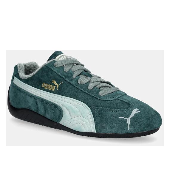 Σουέτ αθλητικά παπούτσια Puma Speedcat The NeverWorn V χρώμα: πράσινο, 401532