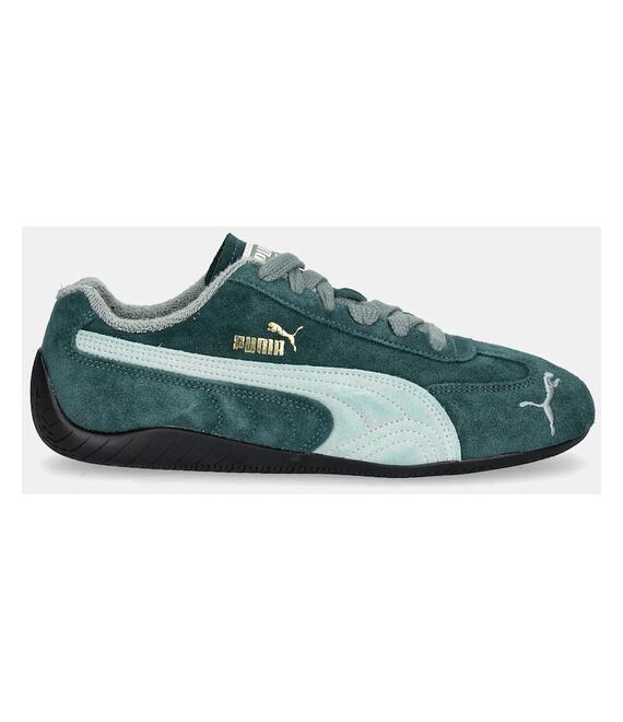 Σουέτ αθλητικά παπούτσια Puma Speedcat The NeverWorn V χρώμα: πράσινο, 401532