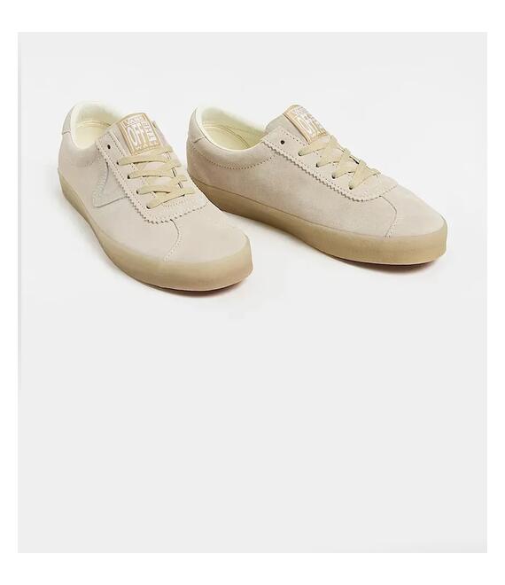 Σουέτ sneakers Vans Sport Low χρώμα: μπεζ, VN000D6NBYS1