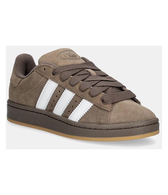 Δερμάτινα αθλητικά παπούτσια adidas Originals Campus 00s χρώμα: καφέ, JH8789